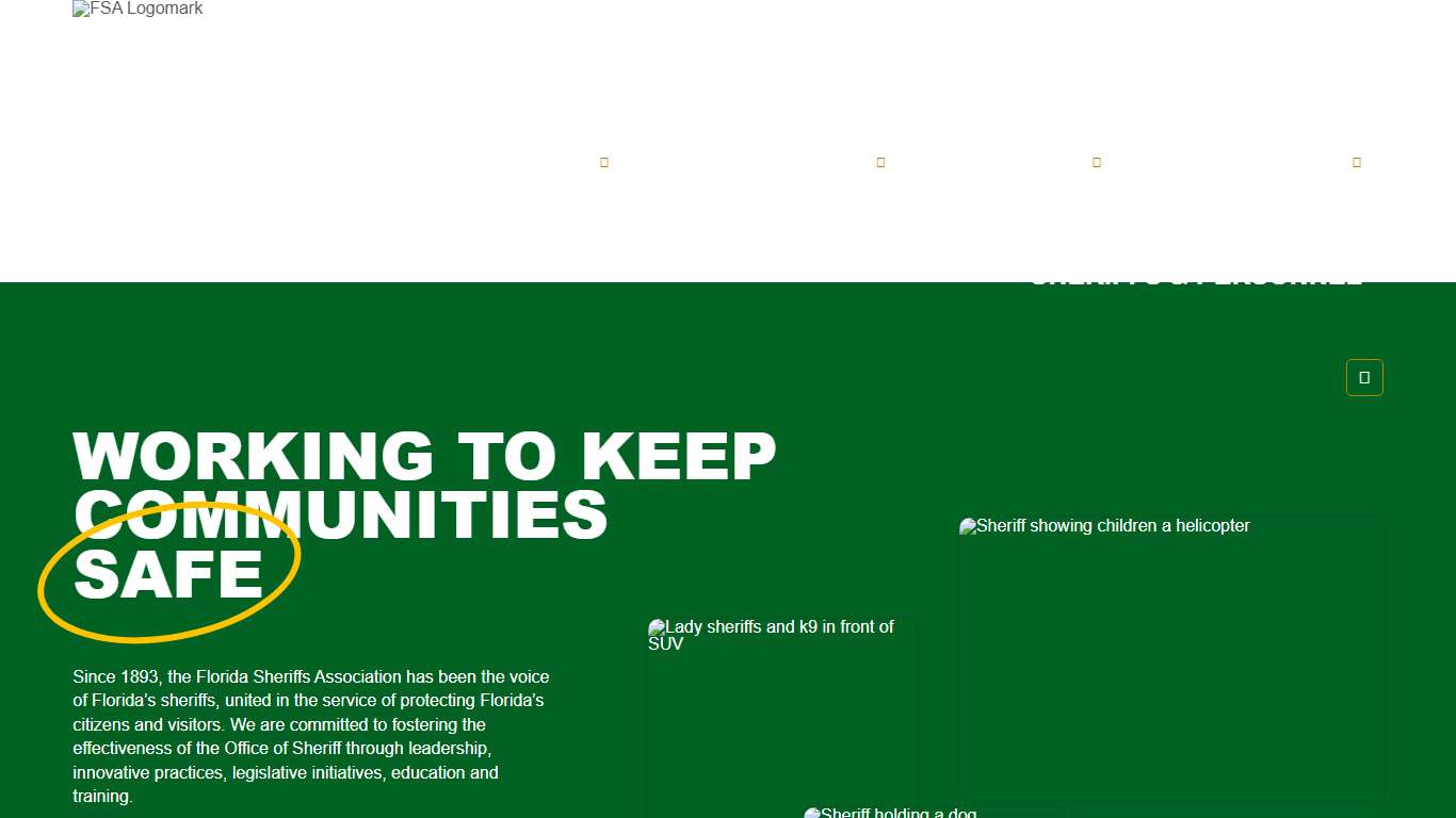 Homepage Florida Sheriffs Association